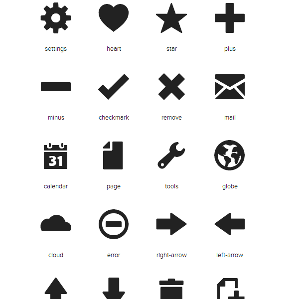 Foundation Icons