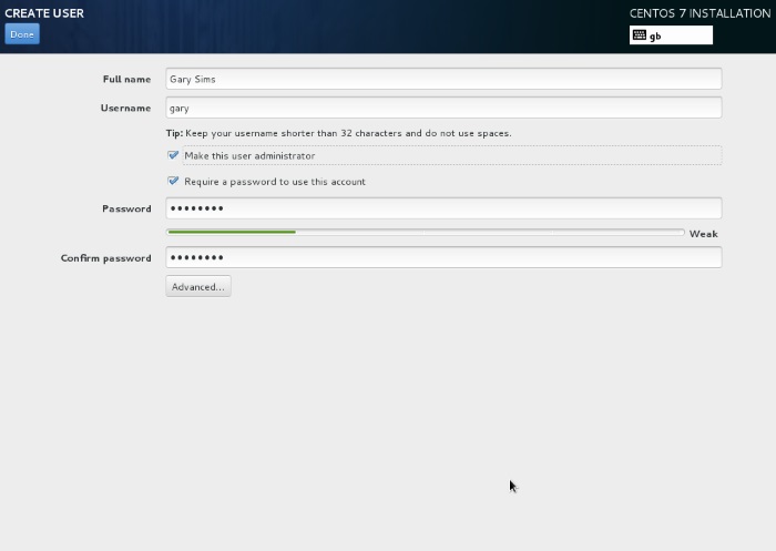 CentOS 7 - добавить пользователя